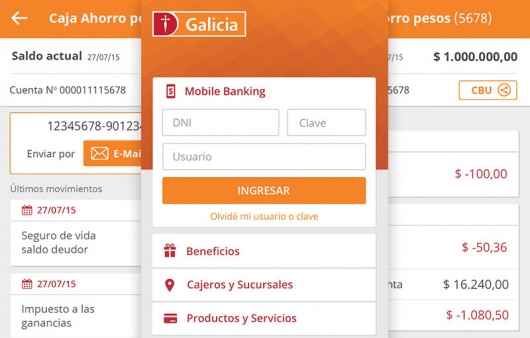 Banco Galicia Mobile Banking App | Giro54